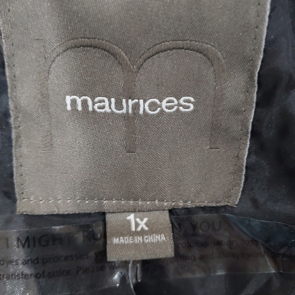 Maurices Black Jacket with Zipper Accents NWT - Picture 5 of 9